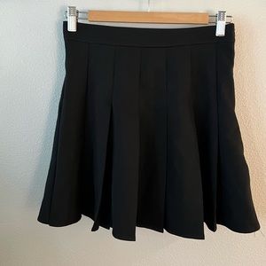 SHEIN Black Pleated Skirt